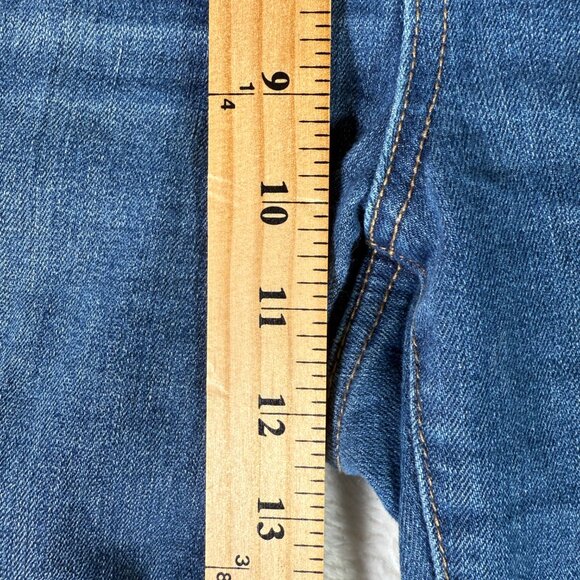 Seven7 Audrey Skimmer Jeans Womens Blue Capri Sz 14 Pants Stretch Mid Rise Denim - Picture 7 of 8